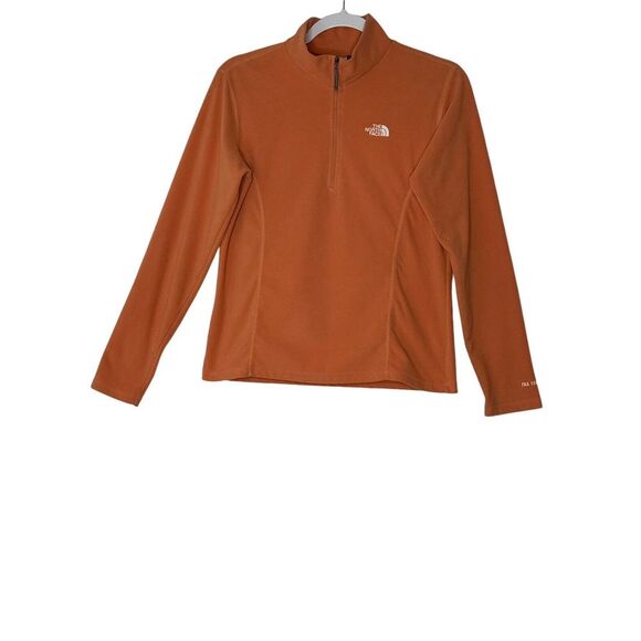 The North Face Other - The North Face Jacket‎ Girl's Size XL Orange 3/4 Zipper Outdoor Soft Athleisure